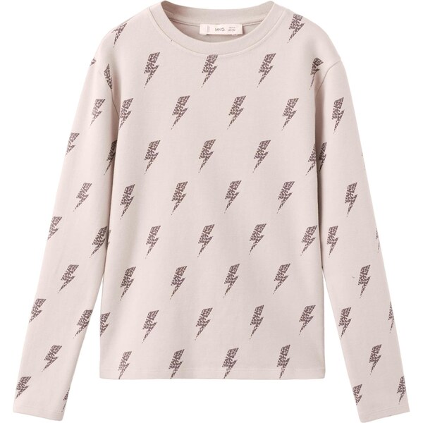 MANGO KIDS Tričko RAYO hnedá / ružová 67220649