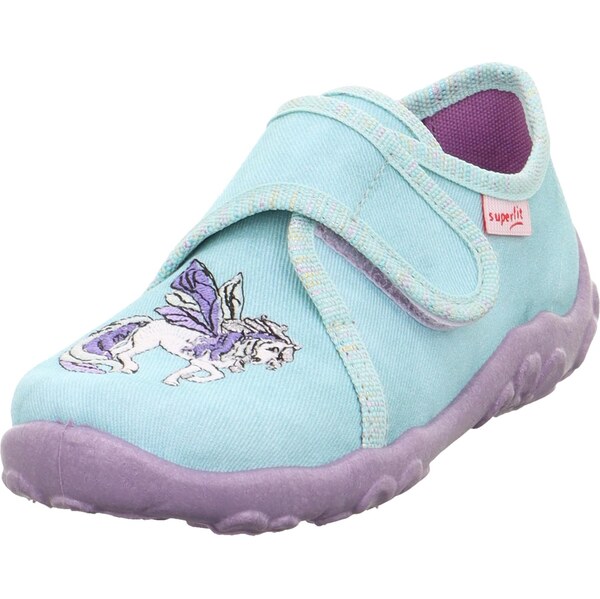 SUPERFIT Papuče BONNY tyrkysová / levanduľová / čierna / biela 67220986