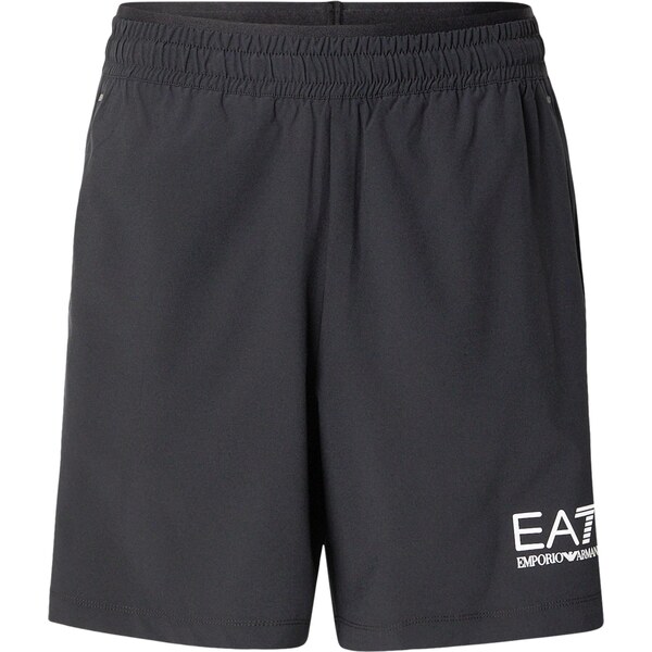 EA7 Emporio Armani Športové nohavice čierna / biela 67221095