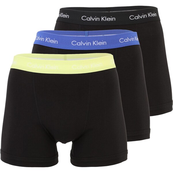 Calvin Klein Underwear Boxerky modrá / neónovo žltá / čierna / biela 67221209