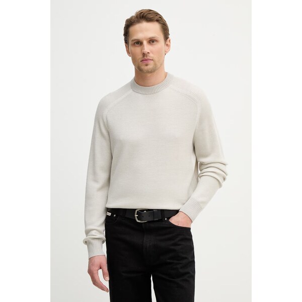 Sveter s prímesou vlny BOSS Orange Akajer 67227396