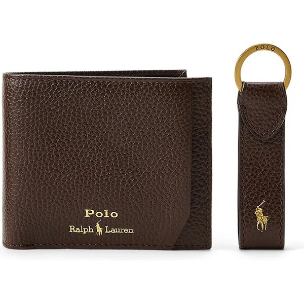 Kožená peňaženka a kľúčenka Polo Ralph Lauren 67227236