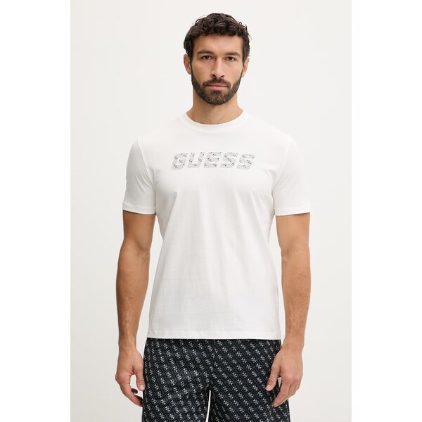 Bavlnené tričko Guess MASKA 67227501