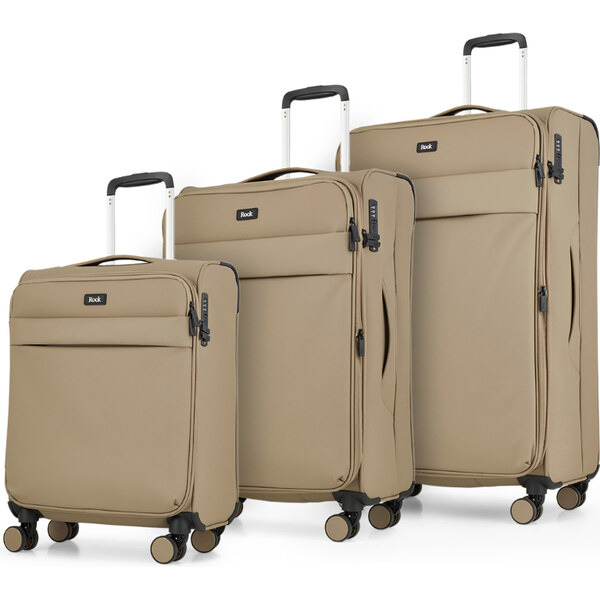 ROCK Sada cestovných kufrov Harper TR-0286/3 - béžová 67280400