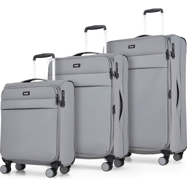 ROCK Sada cestovných kufrov Harper TR-0286/3 - šedá 67280402
