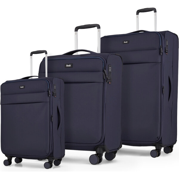 ROCK Sada cestovných kufrov Harper TR-0286/3 - tmavo modrá 67280403