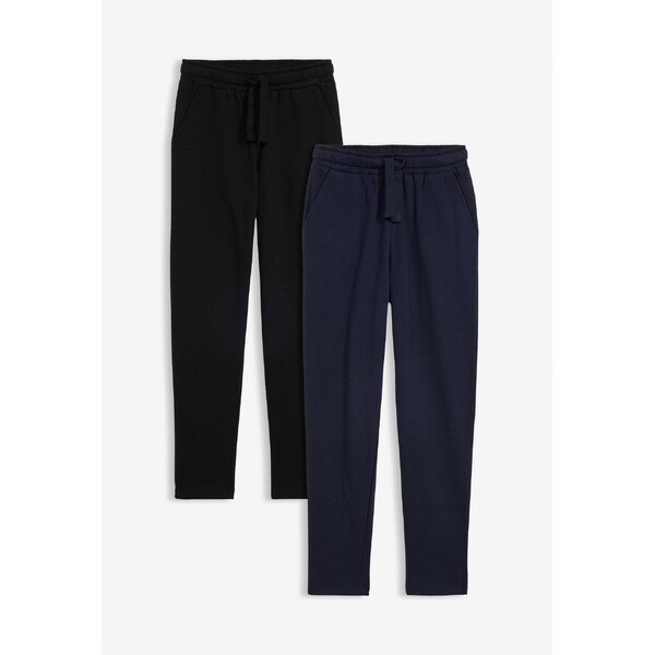 bonprix Joggingové tepláky z bavlneného mixu (2 ks v balení), farba 67232755