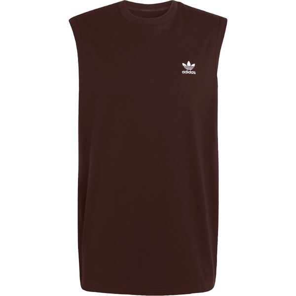 ADIDAS ORIGINALS Tričko Trefoil Essentials čokoládová / biela 67237028