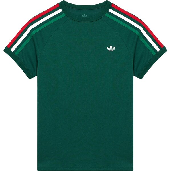 ADIDAS ORIGINALS Tričko tmavozelená / červená / biela 67237399