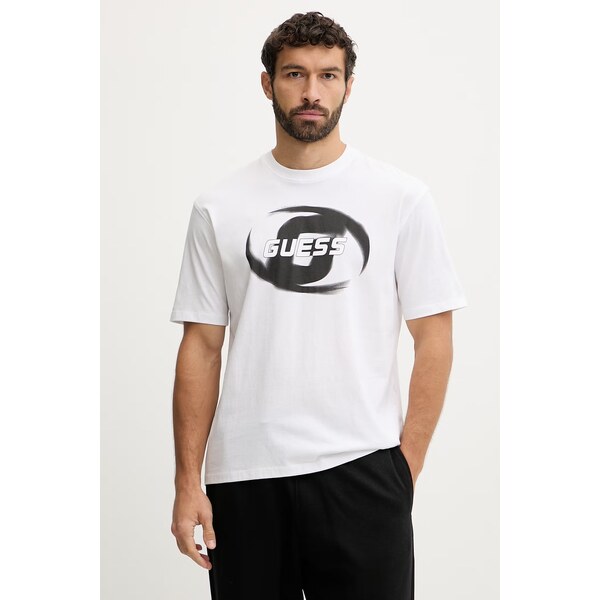 Bavlnené tričko Guess LOKNI 67235168