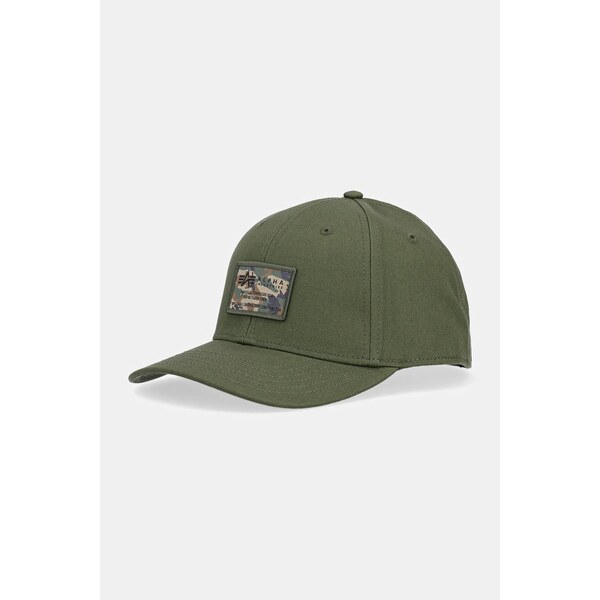 Bavlnená šiltovka Alpha Industries Crew Camo Cap 62031344