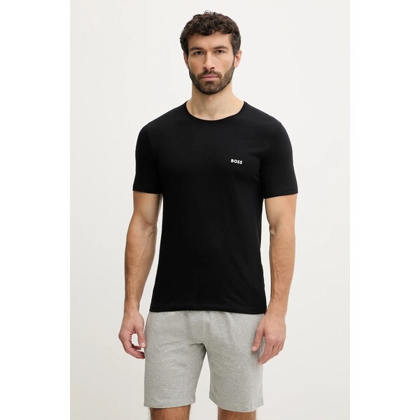 Bavlnené tričko BOSS 3-pak TShirtRN 3P Classic 66803093