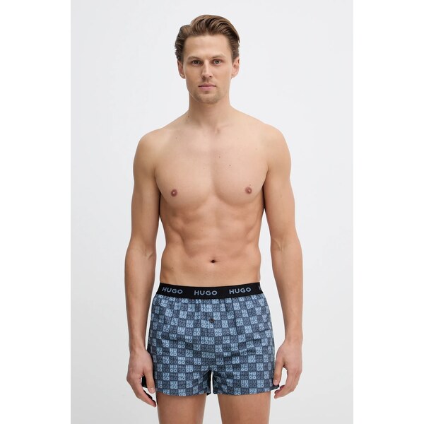 Bavlnené boxerky HUGO 3-pak 67118948