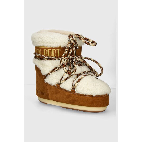 Semišové snehule Moon Boot MB ICON LOW SHEARLING 55550963