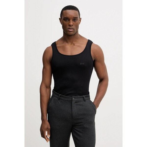 Bavlnené tričko BOSS TankTop3P RibClassic 3-pak 60939191