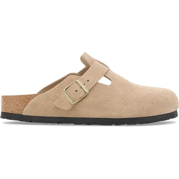 Semišové šľapky Birkenstock Boston 64168456