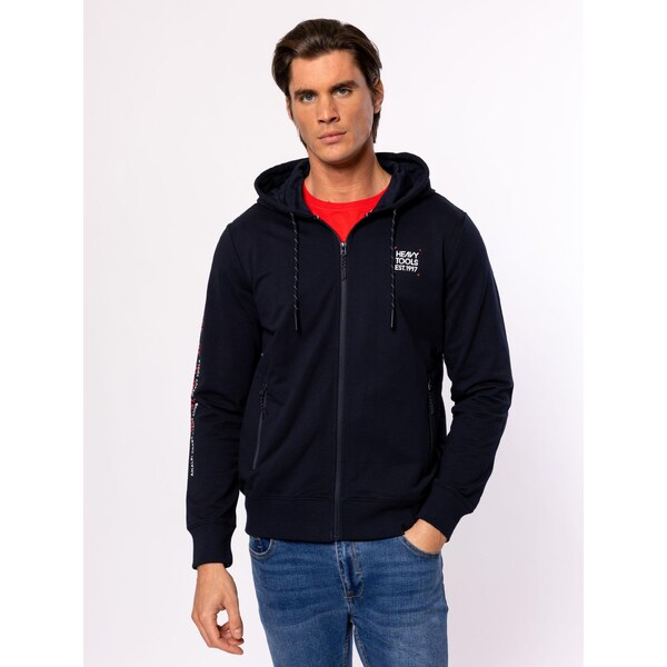 Heavytools Pánske Bavlnené mikiny SALOMA 67187431