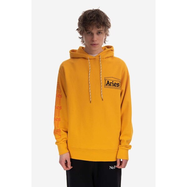 Bavlnená mikina Aries Column Hoodie AR20010 PALE MINT 67155047