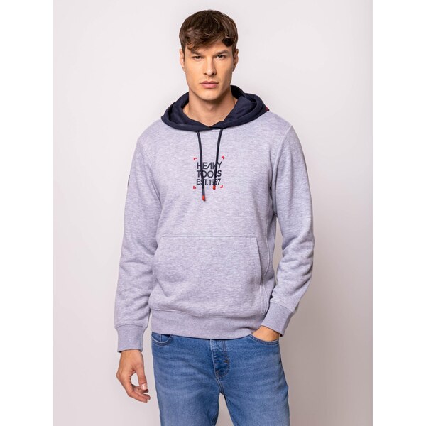 Heavytools Pánske Bavlnené mikiny SARBEN 67187432