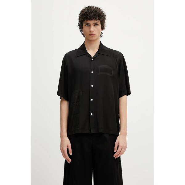 Košeľa Aries Ancient Column Satin Viscose Hawaiian Shirt 67168118