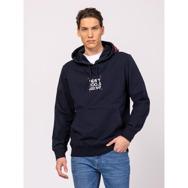 Heavytools Pánske Bavlnené mikiny SARBEN 67194112