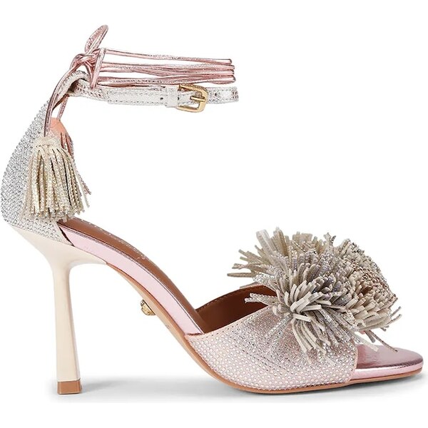 Sandále Kurt Geiger London Pom Pom Ankle Tie Sandal 66937719