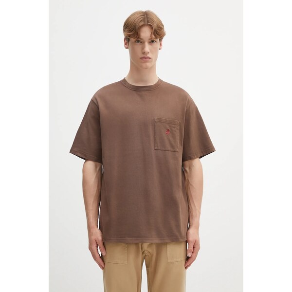 Bavlnené tričko Gramicci One Point Tee Pigment Dyed 67168014