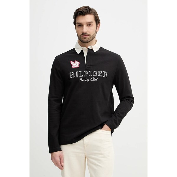 Bavlnené tričko s dlhým rukávom Tommy Hilfiger 67161119