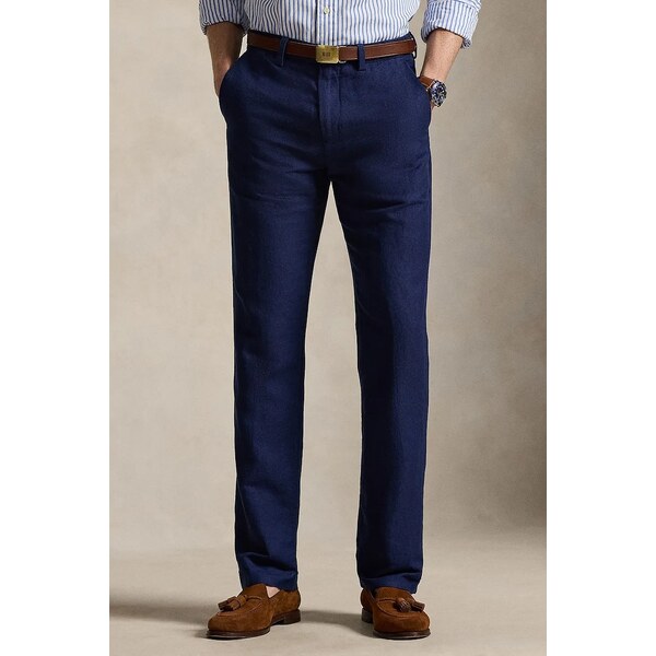 Nohavice s prímesou ľanu Polo Ralph Lauren 67196466