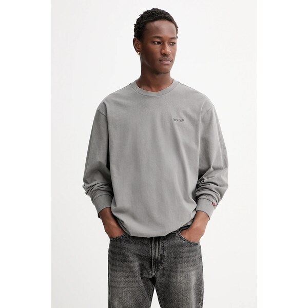 Bavlnené tričko s dlhým rukávom Levis 66654746