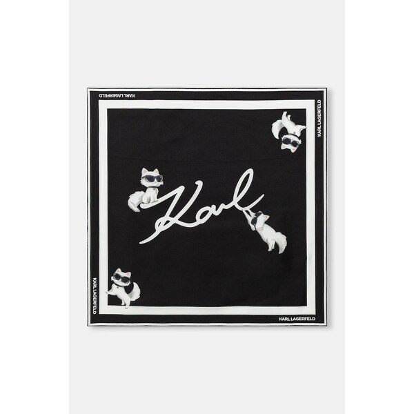 Hodvábna šatka Karl Lagerfeld IKON 66976389