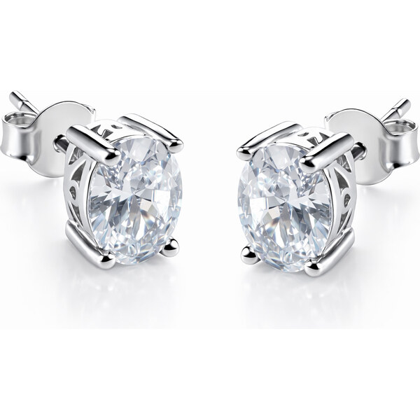 MOISS Trblietavé kôstkové náušnice so zirkónmi E0002703 66591060