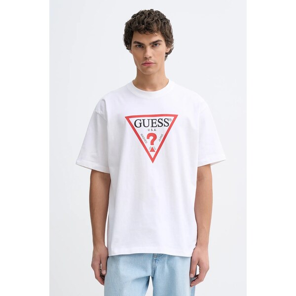 Bavlnené tričko Guess Jeans 66879396