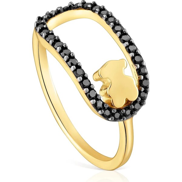 Pozlátený prsteň Tous 66972763