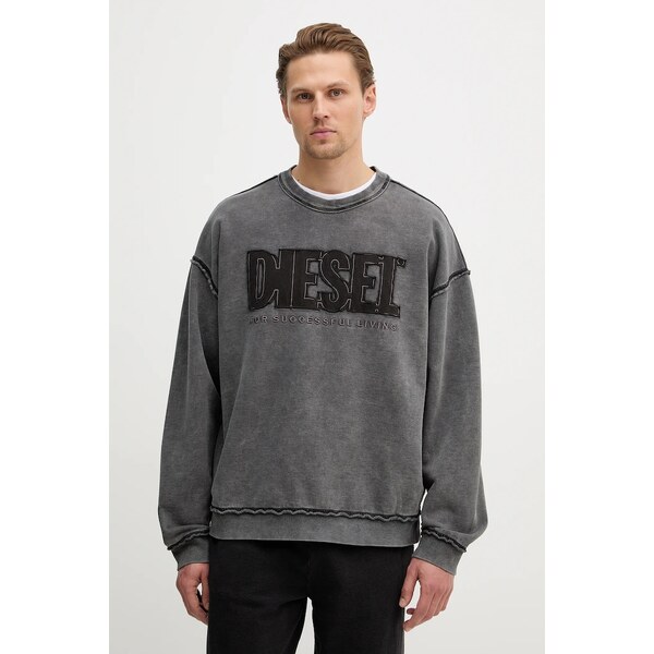 Bavlnená mikina Diesel S-BOXT-RAW-V1 67096604