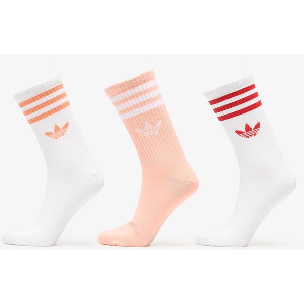 adidas Originals adidas 3S Crew Socks 3-Pack White/ White S 67246781