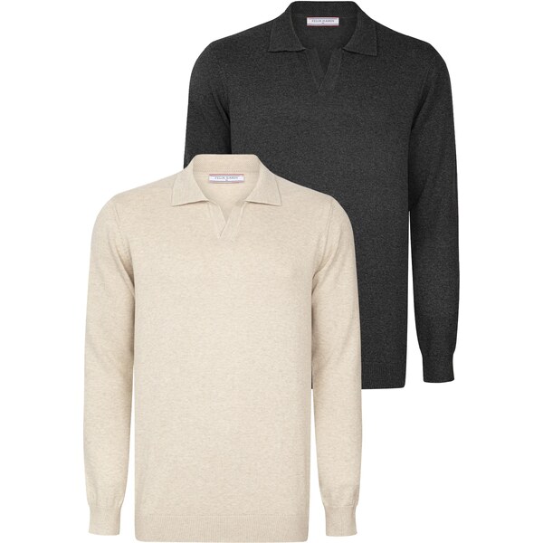 Felix Hardy Sveter béžová / antracitová 67251199