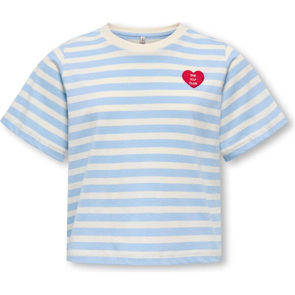 ONLY GIRLS Tričko svetlomodrá / červená / biela 67251331