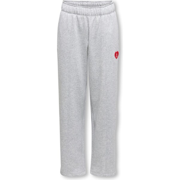 ONLY GIRLS Nohavice KOGEvisa sivá melírovaná / jasne červená 67251333