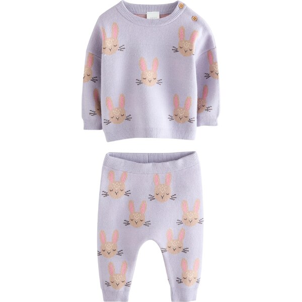 Next Set brokátová / levanduľová / ružová / čierna 67251363