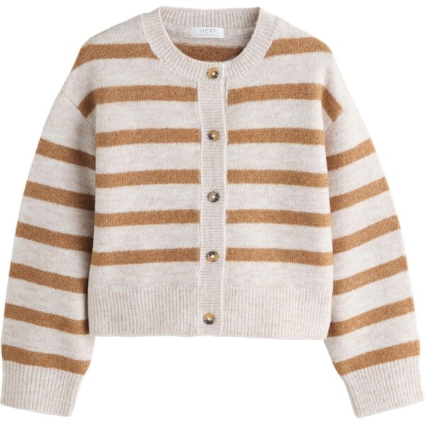 Next Kardigán krémová / tmavobéžová 67251377