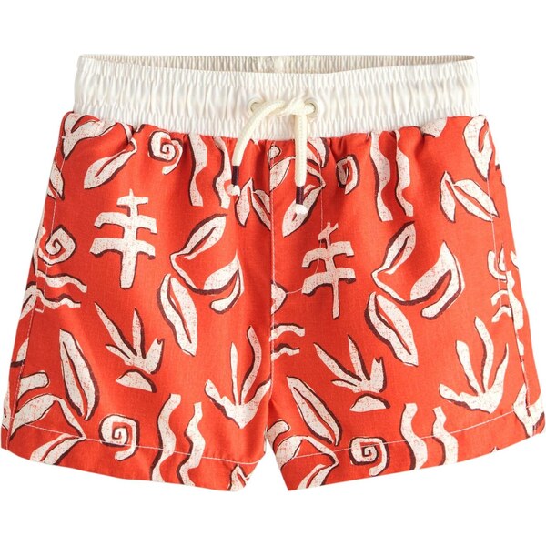 Next Plavecké šortky červená / šedobiela 67251391