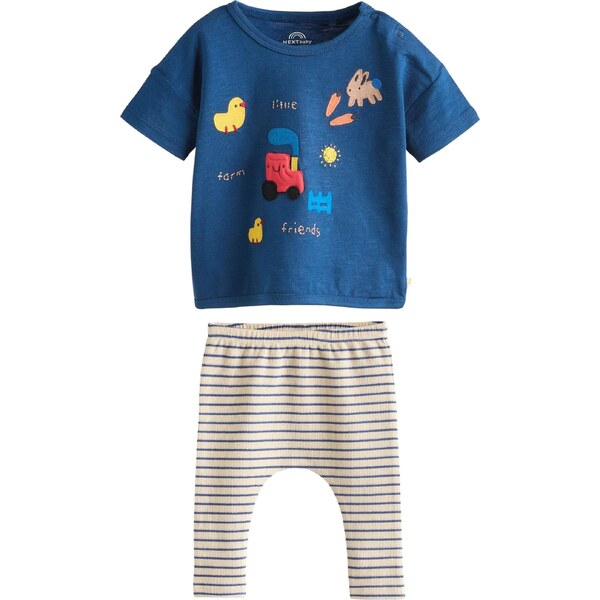 Next Set tmavomodrá / žltá / červená / šedobiela 67252658