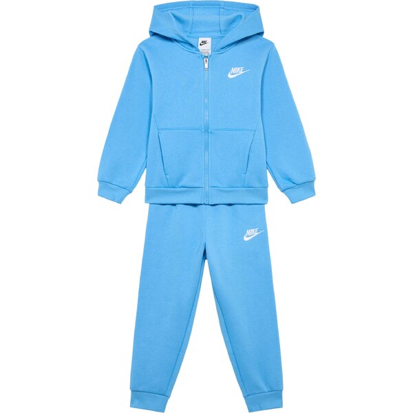 Nike Sportswear Joggingová súprava CLUB neónovo modrá / biela 67252886