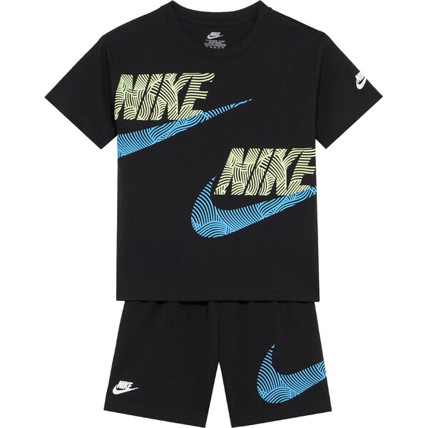 Nike Sportswear Set azúrová / pastelovo zelená / čierna / biela 67252885