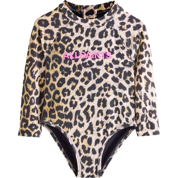 smALLSAINTS Jednodielne plavky kapučíno / fuksia / čierna 67252936