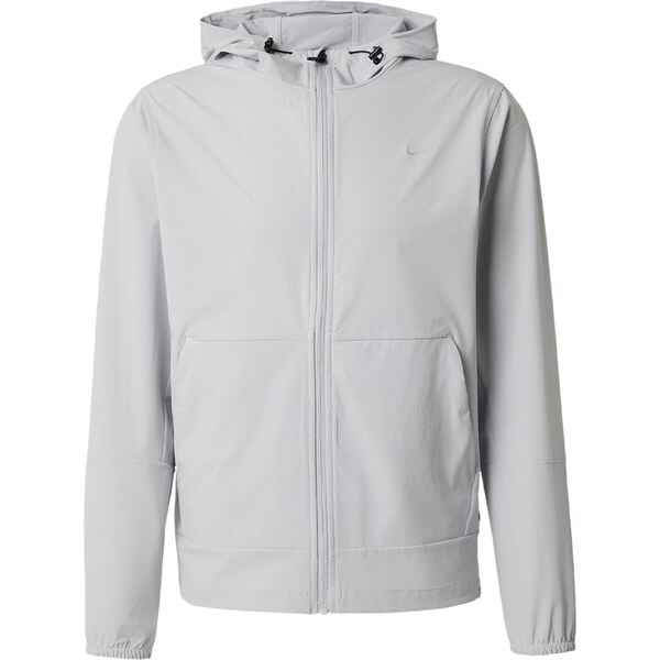 NIKE Športová bunda Unlimited svetlosivá 67253523