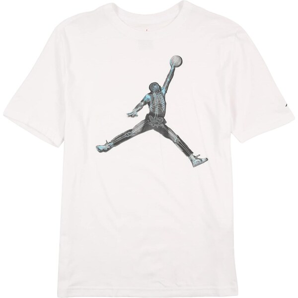 Jordan Tričko SKELETON sivá / biela 67253553