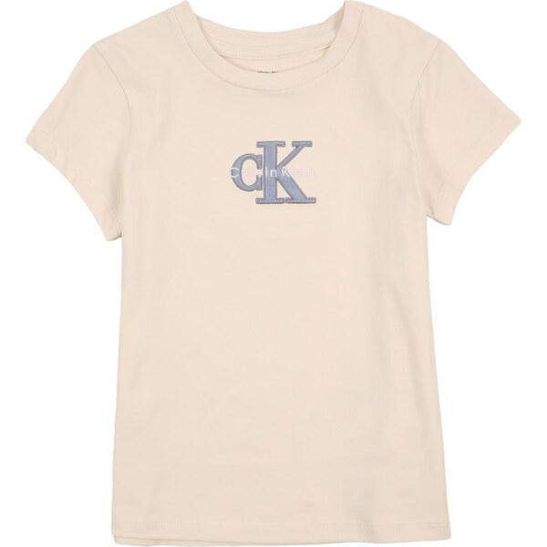 Calvin Klein Jeans Tričko béžová / sivá 67253560