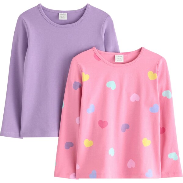 Lindex Tričko levanduľová / staroružová 67253642